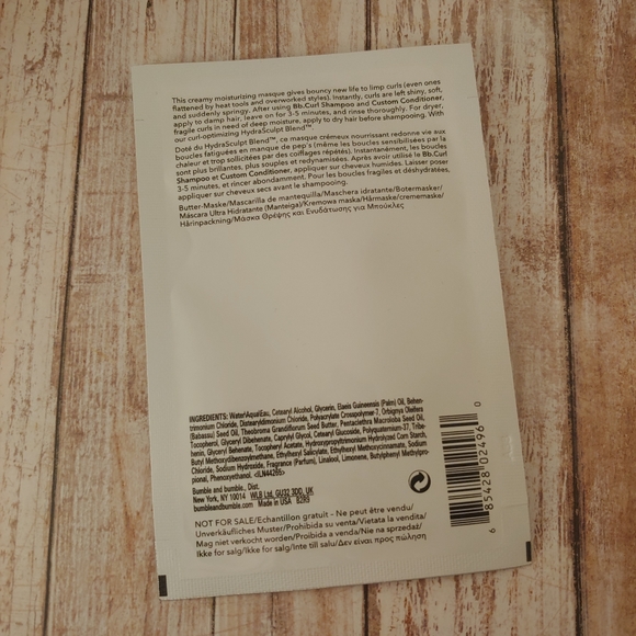 Bumble and Bumble Curl Butter Mask - Picture 2 of 2